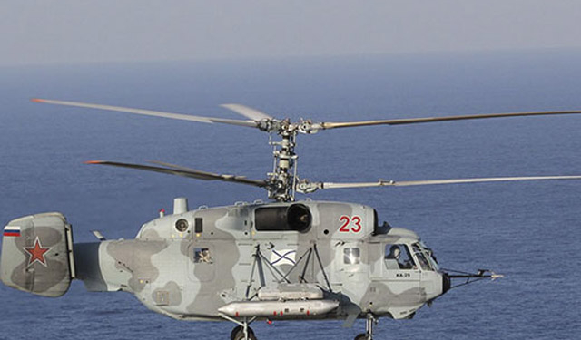 Российский военный вертолет упал в Балтийское море