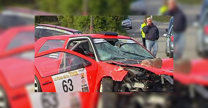 В Болгарии на ралли гоночное авто врезалось в толпу зрителей