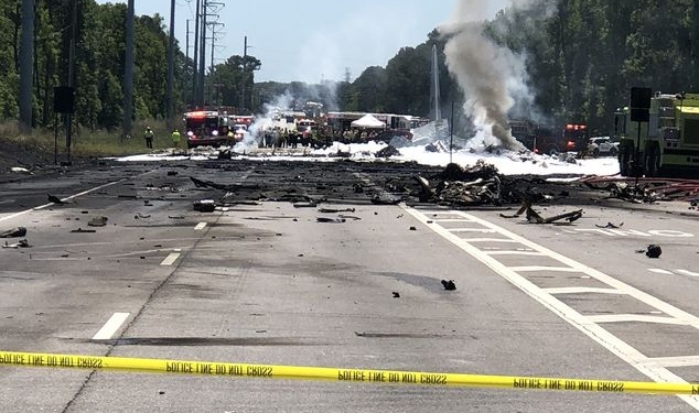 В результате крушения военно-транспортного самолета C-130 возле аэропорта Саванны в штате Джорджия погибли пять человек