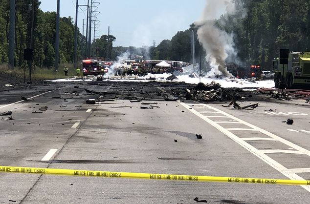 В результате крушения военно-транспортного самолета C-130 возле аэропорта Саванны в штате Джорджия погибли пять человек 1
