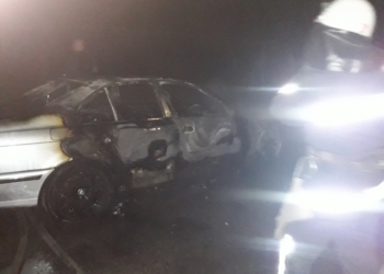 Этой ночью на Николаевщине сгорели два автомобиля