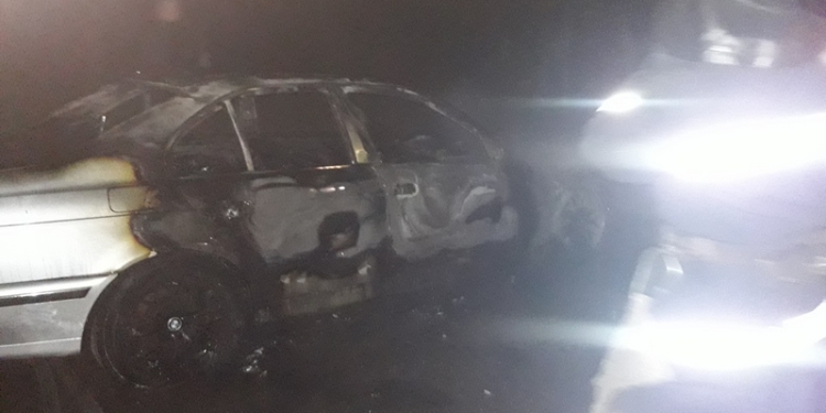 Этой ночью на Николаевщине сгорели два автомобиля