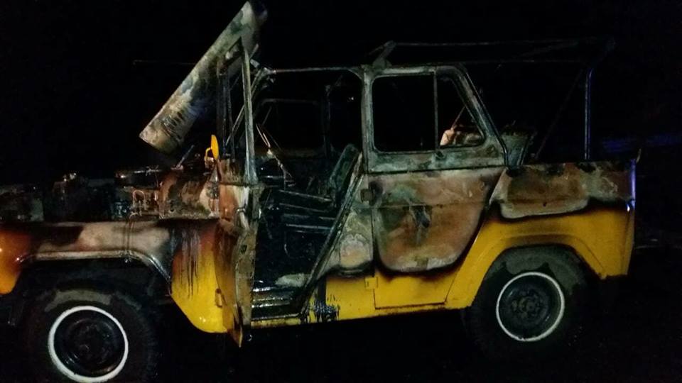 На Николаевщине после ДТП одно авто сгорело 1