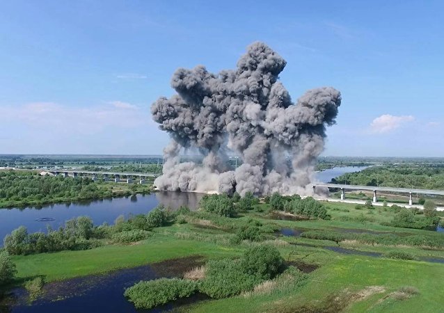 В Беларуси взорвали мост через Припять - чтобы построить новый 1
