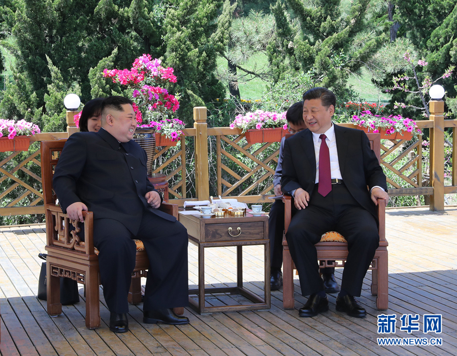 Глава Китая провел встречу с лидером КНДР 1