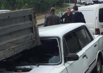 Во Львове столкнулись сразу семь авто