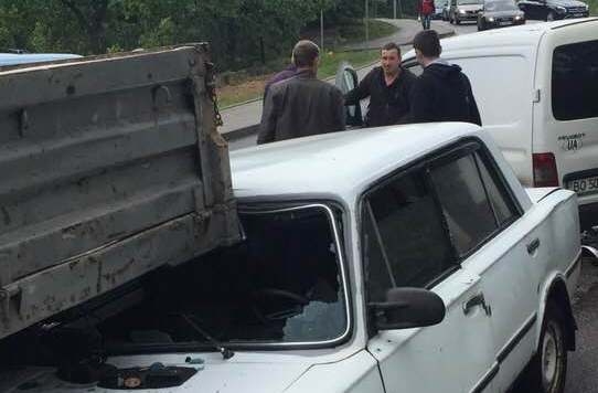 Во Львове столкнулись сразу семь авто