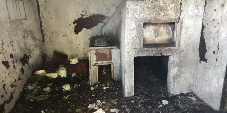 В Кривоозерском районе в сгоревшей летней кухне нашли труп хозяина дома