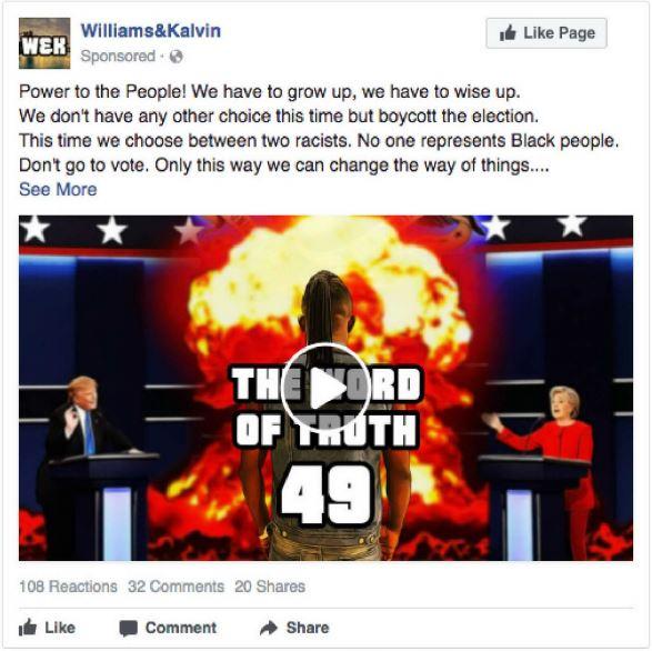 В США опубликовали копии постов российской "фабрики троллей" в Facebook 1