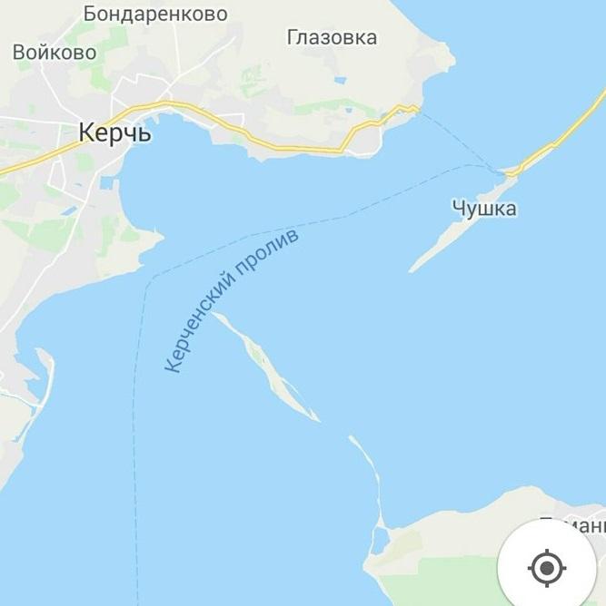Карты Google не показывают Крымский мост - отказались строить маршрут через него 1