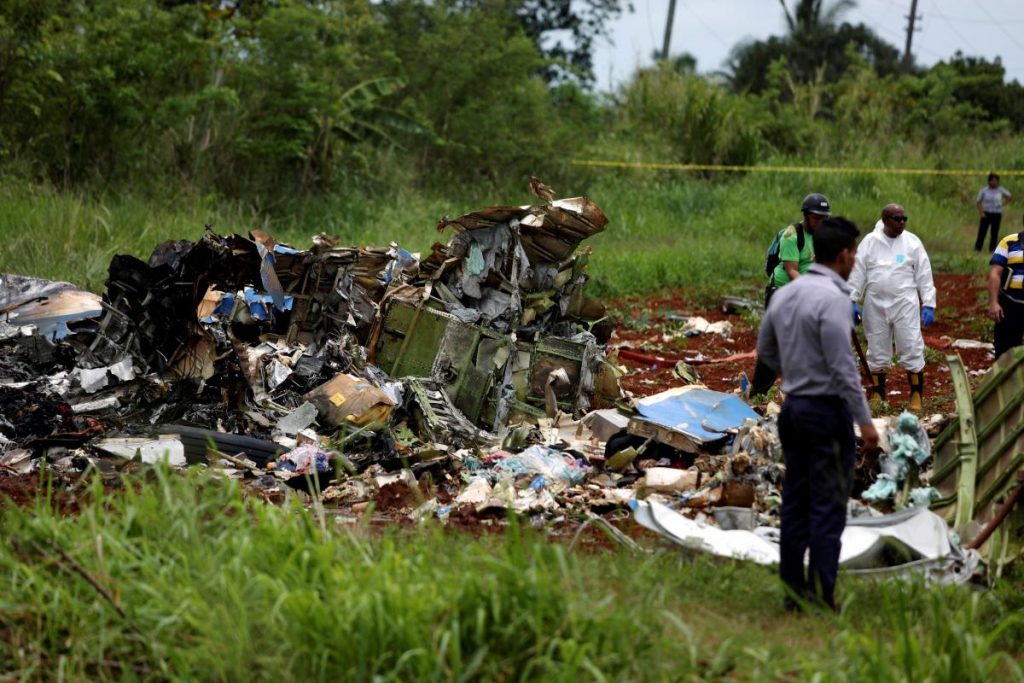 Власти Кубы подтвердили гибель 110 человек в результате авиакатастрофы 1