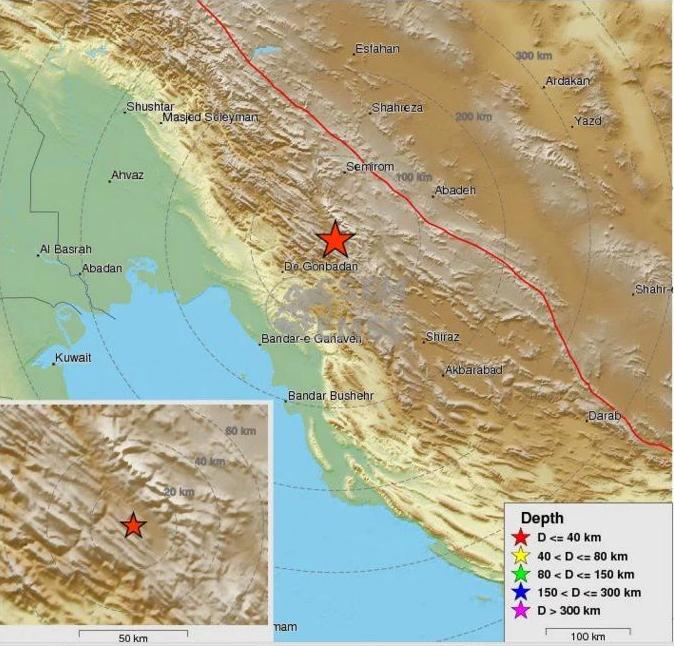 Мощное землетрясение в Иране: есть разрушения и больше сотни пострадавших 3