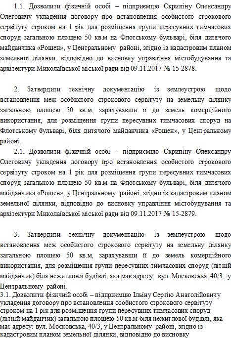 Летним площадкам на ул.Соборной и Флотском бульваре – быть. Со скрипом, но исполком Николаевского горсовета принял такое решение 4