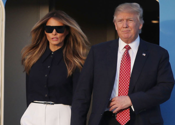 Трамп, поздравляя свою жену с выпиской из больницы, написал ее имя с ошибкой