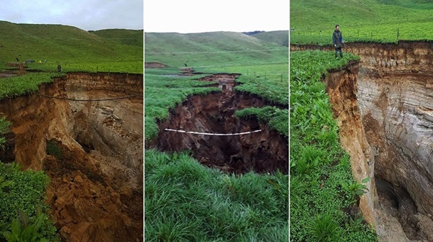 Земля уходит из-под ног. Теперь огромная трещина появилась в Новой Зеландии