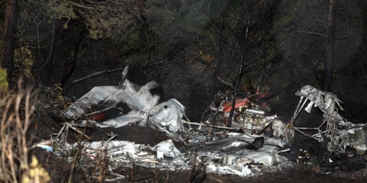 В Испании упал легкомоторный самолет – трое людей погибло