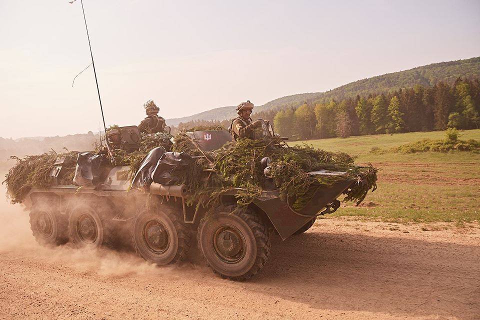 Николаевские десантники на учениях в Германии «подбили» несколько танков Abrams 10