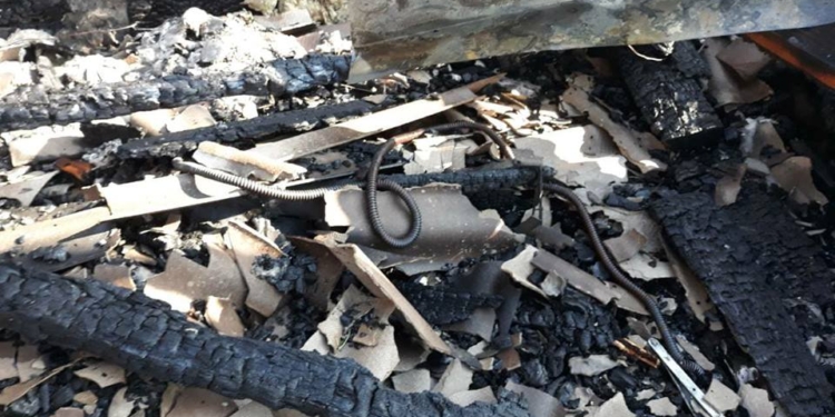 На Кинбурнской косе сгорел дом депутата Николаевского горсовета Дюмина