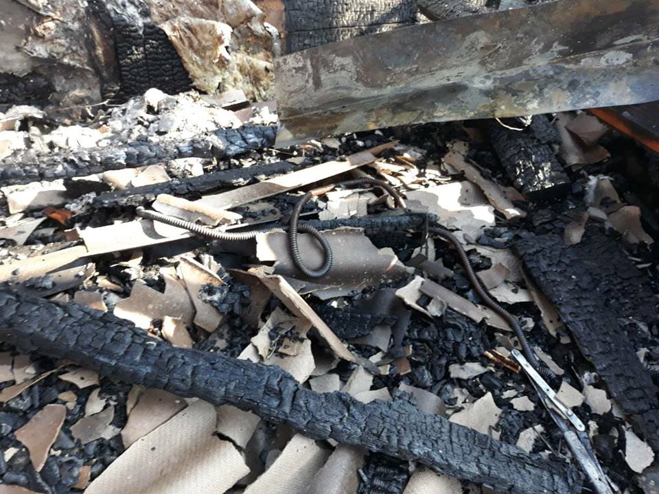 На Кинбурнской косе сгорел дом депутата Николаевского горсовета Дюмина 1