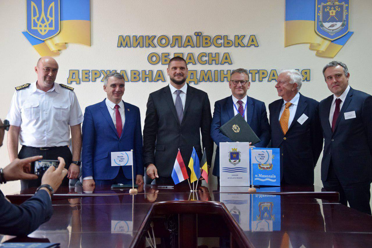 Николаевский губернатор вышел из отпуска и подписал Меморандум с бельгийско-голландским портом