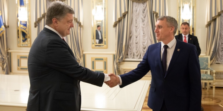 Порошенко встретился с президентом ЕБРР, на встречу позвали мэра Николаева