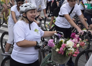 В Николаев прошел «Велодень в белом»