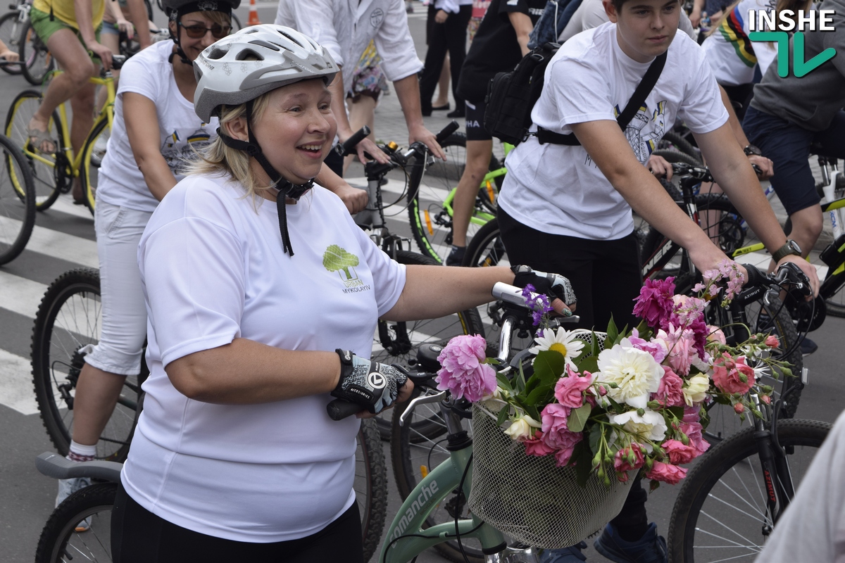 В Николаев прошел «Велодень в белом»