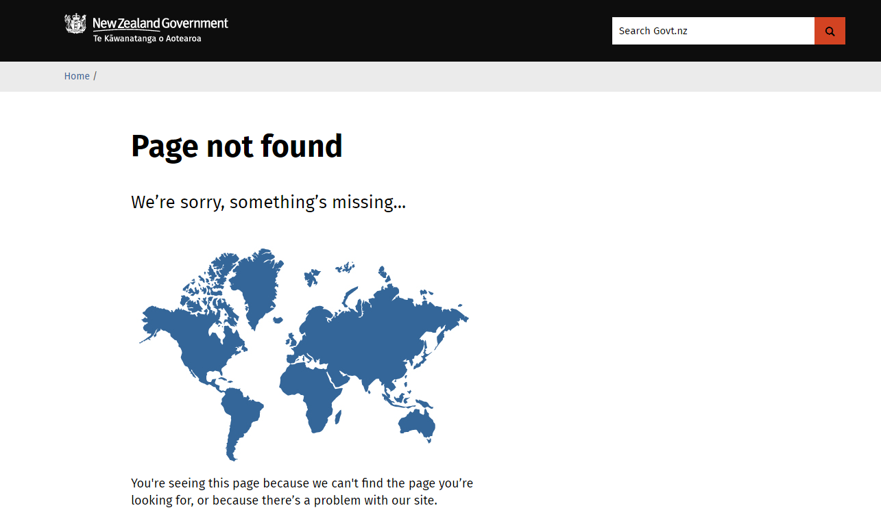 Page not found: Новая Зеландия началам компанию за возвращение страны на карты мира