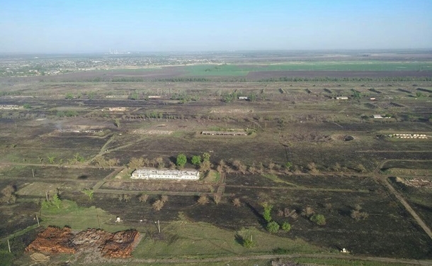 На арсенале в Балаклее продолжается тление очагов пожара – ГСЧС