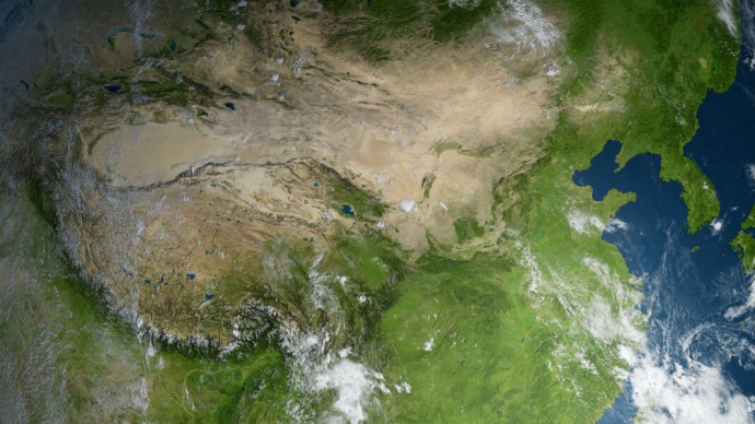 В Китае создают "фабрику дождя" площадью в три Испании 1