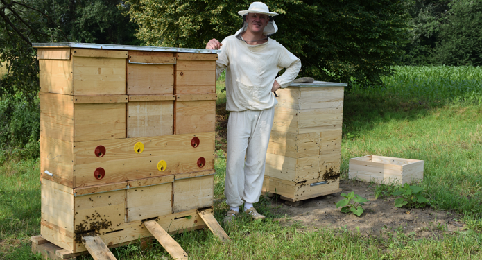 Украинец создал инновационный улей, чтобы спасти пчел и человечество