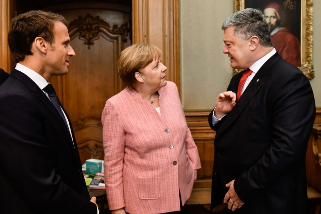О чем говорили Макрон, Меркель и Порошенко. Первые итоги визита 1