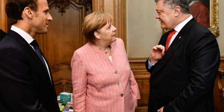 О чем говорили Макрон, Меркель и Порошенко. Первые итоги визита