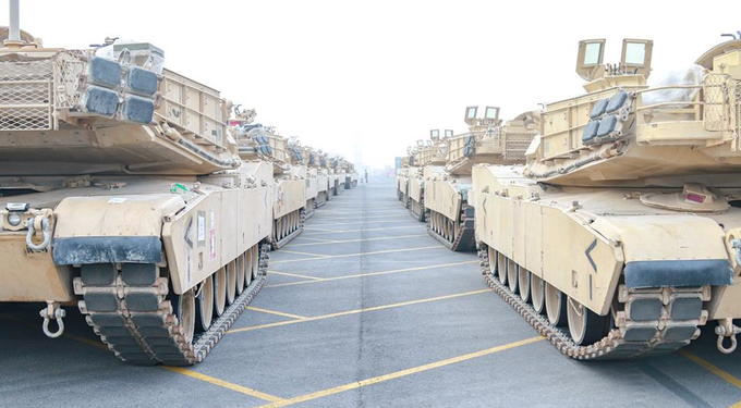 США перебрасывают танки в Восточную Европу