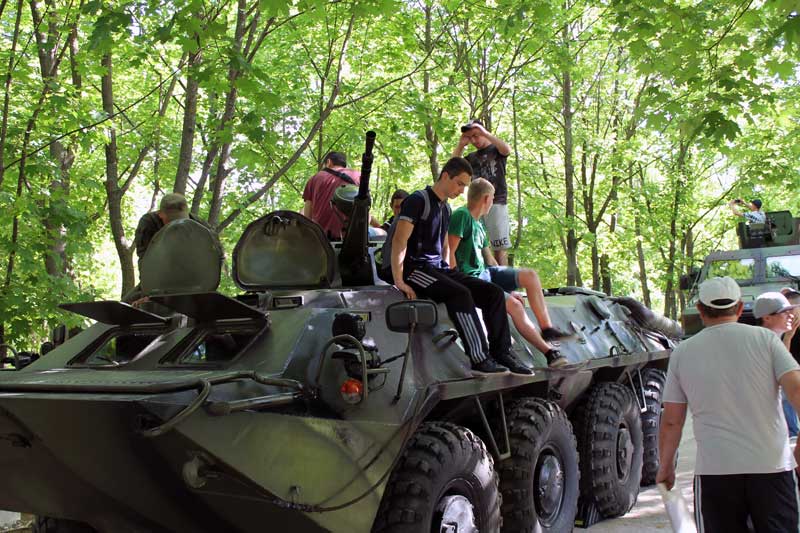 На полигоне воинской части Южноукраинска прошли учебно-полевые сборы для выпускников 1