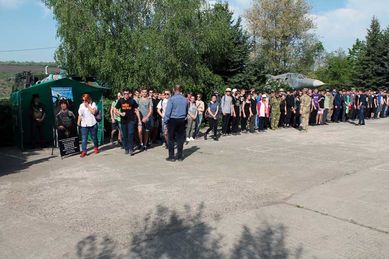 На полигоне воинской части Южноукраинска прошли учебно-полевые сборы для выпускников 5