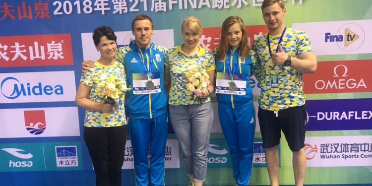 Николаевский прыгун в воду в паре с луганчанкой взял «серебро» этапа Кубка мира