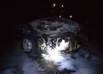 За вчерашний день на Николаевщине дважды тушили автомобили после ДТП