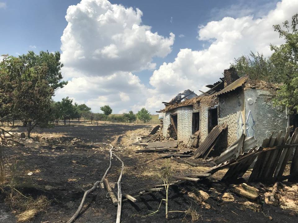 На Николаевщине продолжаются пожары на открытых территориях: за сутки выгорело 5,5 га, но пожарным удалось спасти 11 овец 2