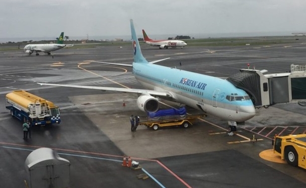 В аэропорту Сеула не разминулись два самолета