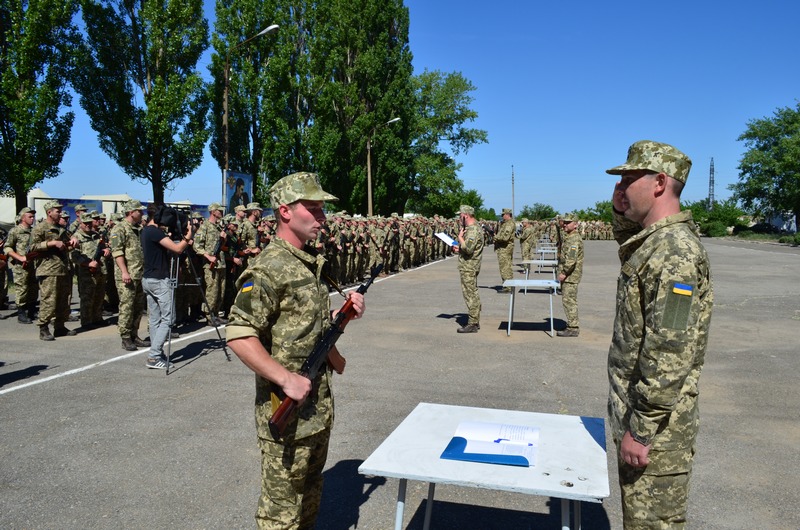 На Николаевщине проходят сборы с личным составом отдельного стрелкового батальона Николаевского ОВК 1