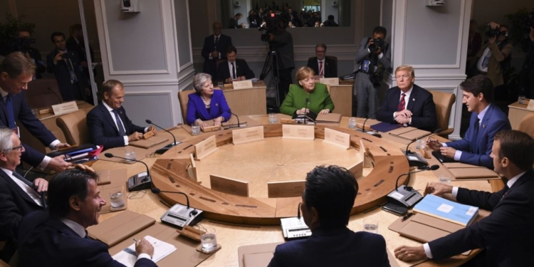 G7 осудила оккупацию Крыма и заверила в поддержке суверенитета Украины – что сказано в коммюнике, которое не подписал Трамп