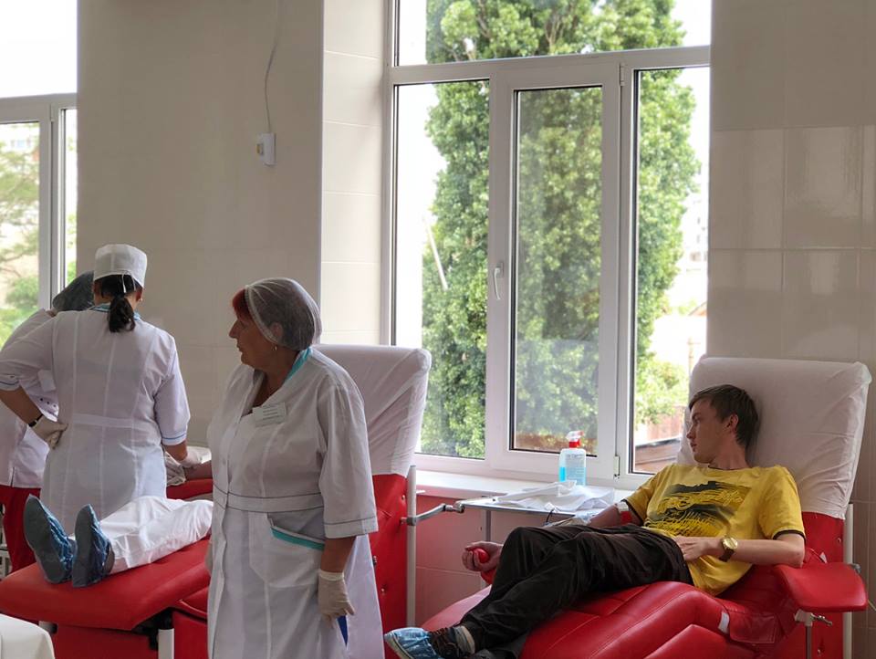 На Николаевской станции переливания крови сегодня был аншлаг 19