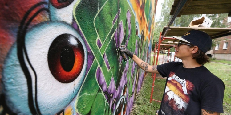 Во Львове проходит граффити-фестиваль «Алярм»