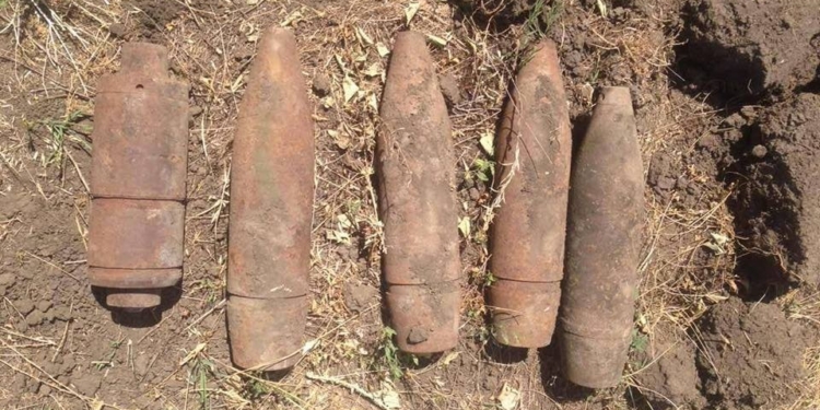 Пиротехники николаевской ГСЧС обезвредили 6 взрывоопасных предметов