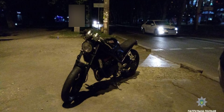 Угнанный в Киеве мотоцикл «нашли» в Николаеве