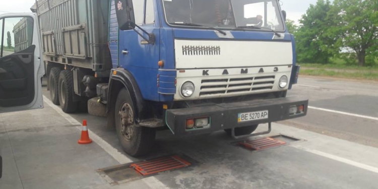 За неделю работы ГВК в Николаевской области было выписано свыше 23 тыс.евро штрафов за перегруз