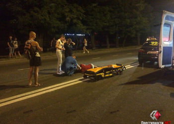 В Николаеве автомобиль сбил пьяного пешехода