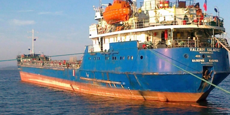 В Николаевском морпорту стоит судно под российским флагом, прибывшее из оккупированного Крыма – соцсети