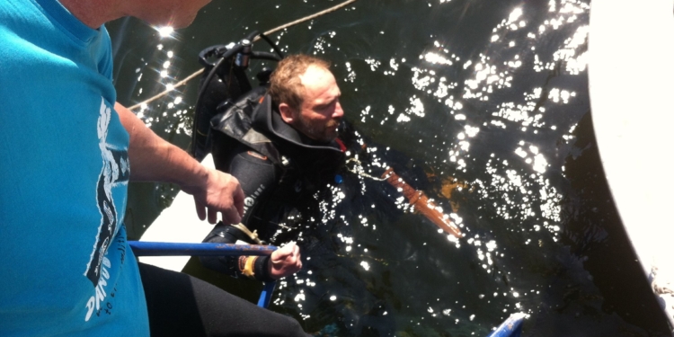 Гидроархеологи начали исследование старинной османской галеры, затонувшей в Днепре в ХVII веке